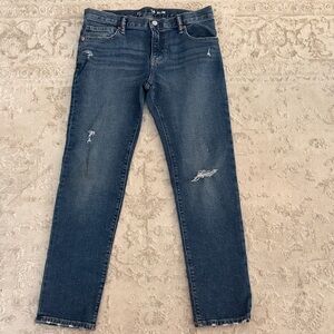 GAP Slim Distressed Jeans for Girls - Blue